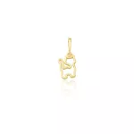 Pingente De Ouro 18k Gatinho Vazado