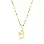 Pingente De Ouro 18k Gatinho Vazado
