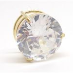 Pingente Ponto De Luz De Ouro 18k Com Zircônia De 5mm