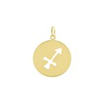 Pingente De Ouro 18k Signo Sagitário