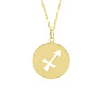 Pingente De Ouro 18k Signo Sagitário