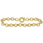 Pulseira De Ouro 18k Português De 3,0mm Com 19cm