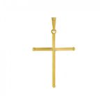 Pingente De Ouro 18k Cruz De 20mm