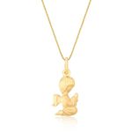 Pingente De Ouro 18k Anjinho 15mm