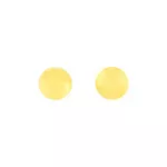 Brinco Bola De Ouro 18k Com 9,8mm