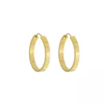 Brinco De Ouro 18k Argola Simples
