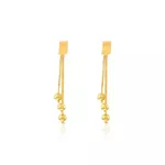 Brinco De Ouro 18k Cascatas