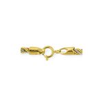 Pulseira De Ouro 18k Corda Tricolor De 4,5mm Com 19cm