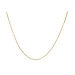 Corrente De Ouro 18k Veneziana De 0,5mm Com 45cm