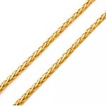 Corrente De Ouro 18k Palmeira De 2,3mm Com 45cm