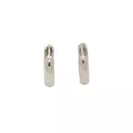 Brinco De Ouro Branco 18k Argola Luar G