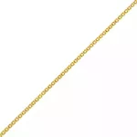 Corrente De Ouro 18k Bismarck De 2,0mm Com 50cm