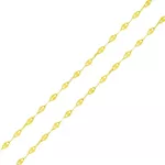 Corrente De Ouro 18k Coffee De 1,6mm Com 40cm