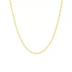 Corrente De Ouro 18k Elo Americano De 0,5mm Com 40cm