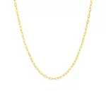 Corrente De Ouro 18k Elo Americano De 0,5mm Com 60cm