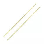 Corrente De Ouro 18k Elo Português De 1mm Com 40cm