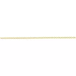 Corrente De Ouro 18k Elo Português De 1mm Com 40cm