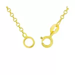 Corrente De Ouro 18k Elo Português De 1mm Com 40cm