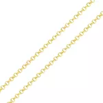 Corrente De Ouro 18k Elo Português De 2,3mm Com 40cm