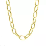 Corrente De Ouro 18k Elo Português Oval De 3,5mm Com 40 Cm