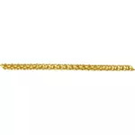 Corrente De Ouro 18k Espiga De 2,0mm Com 50cm