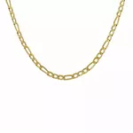 Corrente De Ouro 18k Groumet 3x1 De 3mm Com 60cm