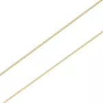 Corrente De Ouro 18k Groumet De 1,3mm Com 60cm