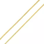 Corrente De Ouro 18k Rabo de Raposa De 0,7mm Com 40cm
