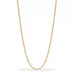 Corrente De Ouro 18k Singapura De 0,8mm Com 40cm