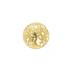 Pingente De Ouro 18k Arvore da Vida Passante