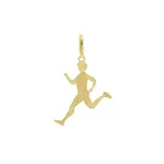 Pingente De Ouro 18k Atletismo Masculino