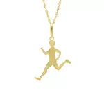 Pingente De Ouro 18k Atletismo Masculino