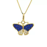 Pingente De Ouro 18k Borboleta