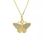 Pingente De Ouro 18k Borboleta