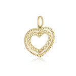 Pingente de Ouro 18k Corações Elegancy