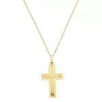 Pingente de Ouro 18k Cruz Trabalhada