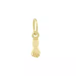 Pingente De Ouro 18k Figa 8,7mm