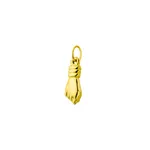 Pingente De Ouro 18k Figa De 14mm