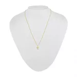 Pingente De Ouro 18k Menina Com Flor Na Mão