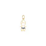 Pingente De Ouro 18k Menino De Luz