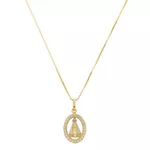 Pingente De Ouro 18k Nossa Senhora Aparecida