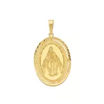 Pingente De Ouro 18k Nossa Senhora Das Graças