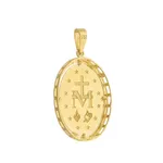 Pingente De Ouro 18k Nossa Senhora Das Graças