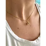 Pingente De Ouro 18k Rosa Bicolor Pequena