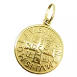 Pingente De Ouro 18k São Bento 1,5 Centímetros
