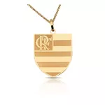 Pingente De Ouro 18k Time Flamengo Grande