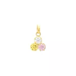 Pingente De Ouro 18k Três Marias De 5,0mm