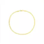 Pulseira De Ouro 18k Bismarck De 2,0mm Com 16cm