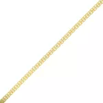 Pulseira De Ouro 18k Bismarck De 2,0mm Com 16cm