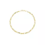 Pulseira De Ouro 18k Cartie Entrelaçada De 2mm Com 21cm